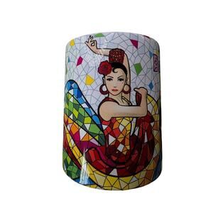 Barcelona Mosaic Flamenco Dancer Coffee Mug Colorful Ceramic Souvenir 12oz Artfu
